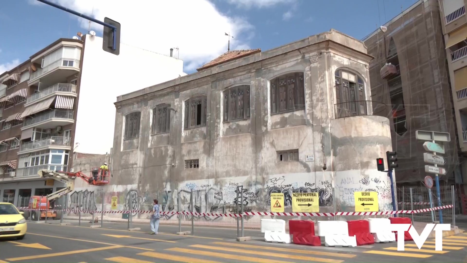 Imagen de Comienzan las obras de rehabilitación del edificio de la antigua fábrica de hielo 