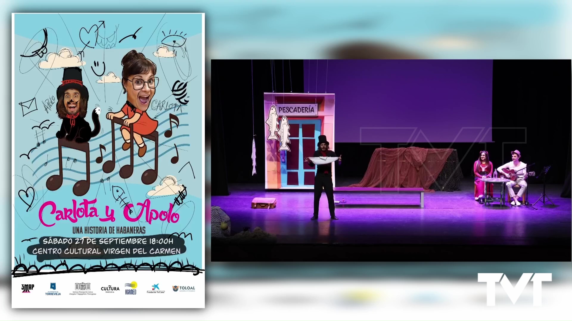Imagen de El 27 de septiembre regresa «Carlota y Apolo, una historia de habaneras» 