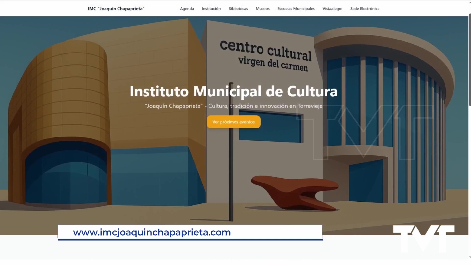Imagen de El Instituto Municipal de cultura ya dispone de su propia página web