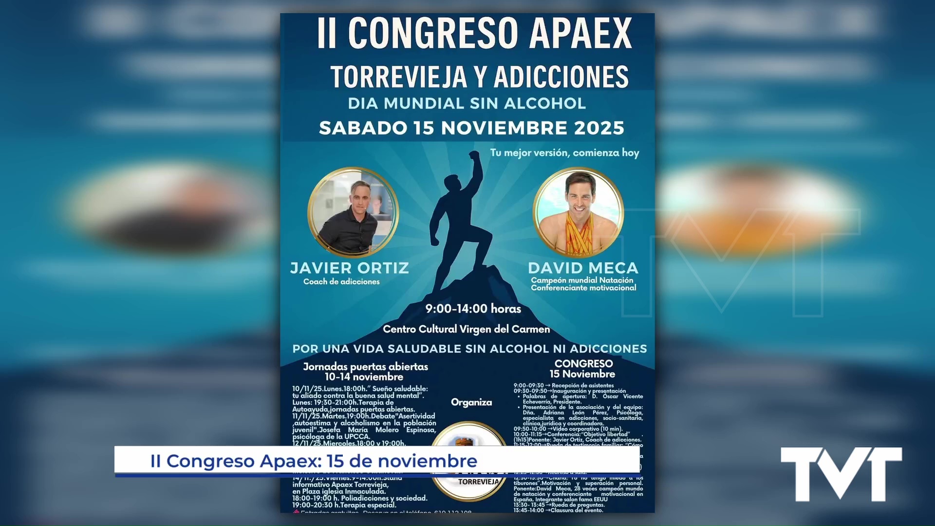 Imagen de APAEX Torrevieja presenta su II Congreso sobre Adicciones, Motivación y Superación Personal