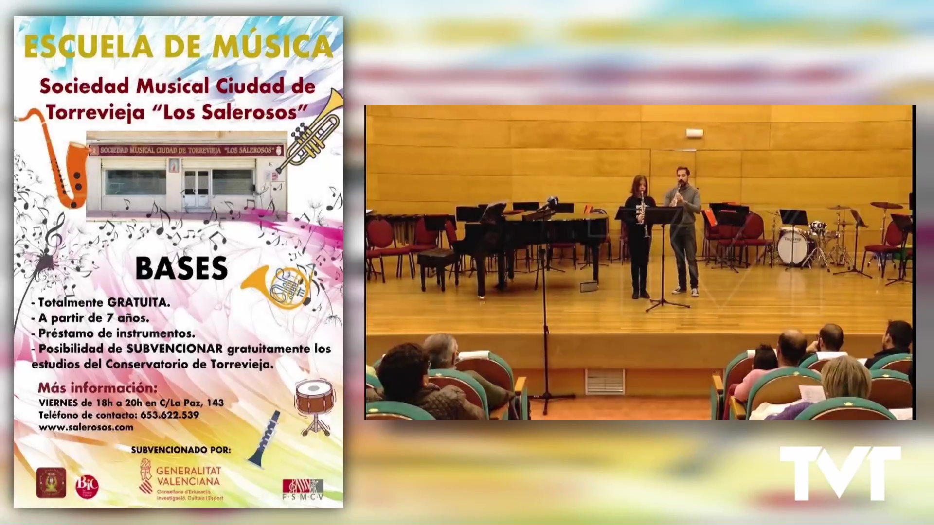 Imagen de Abierta la escuela de música de Los Salerosos y es gratuita
