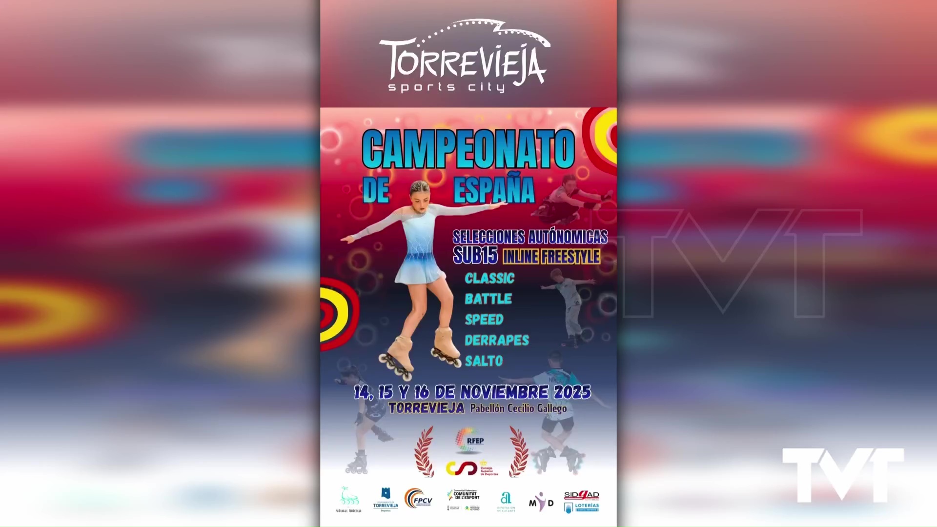 Imagen de Torrevieja sede del  Campeonato de España de Selecciones Autonómicas Sub-15 de Patinaje Inline Freestyle
