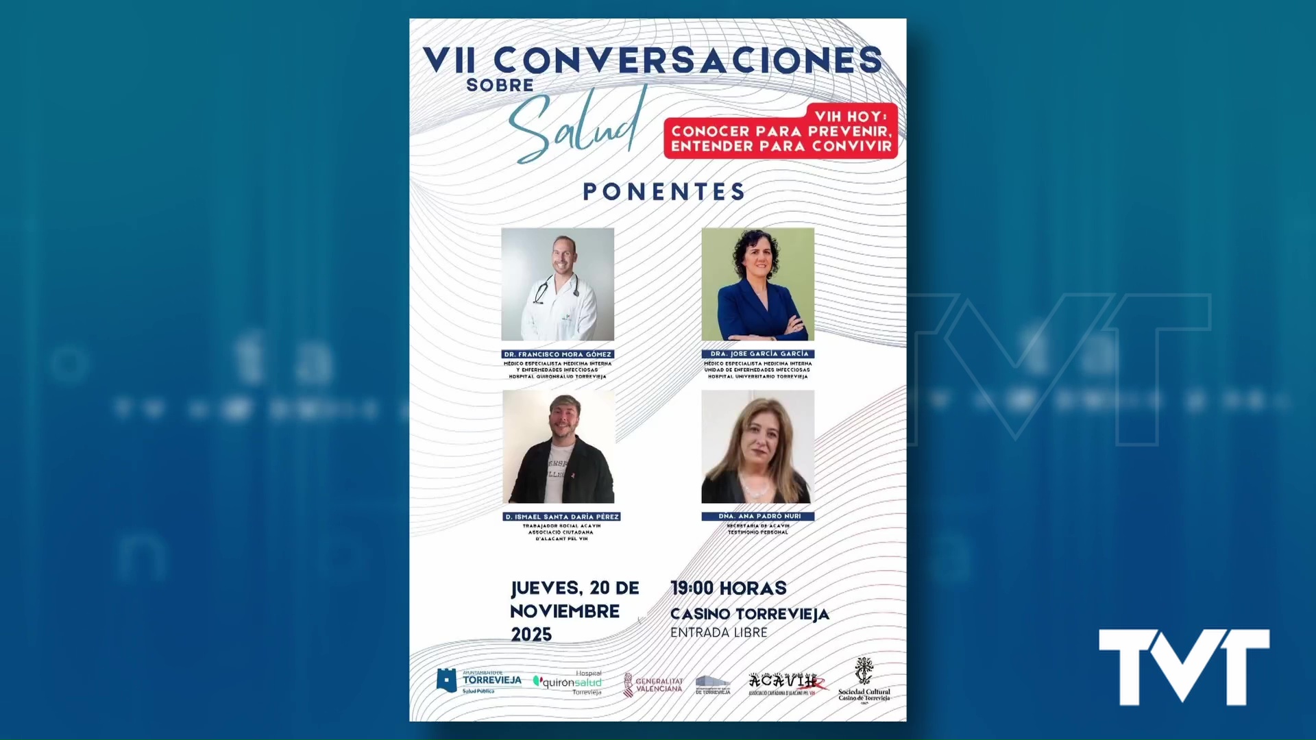 Imagen de Las VII Conversaciones sobre salud estarán dedicadas al VIH