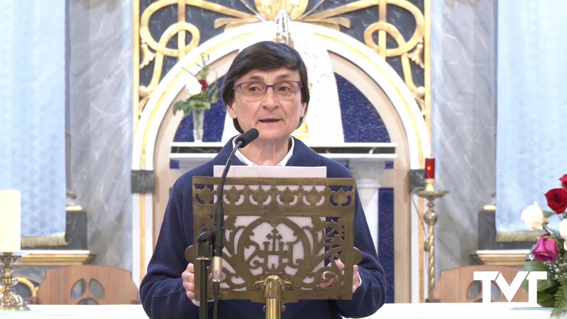 Imagen de La Hermana María Teresa García pregona las Fiestas Patronales en honor a la Purísima 