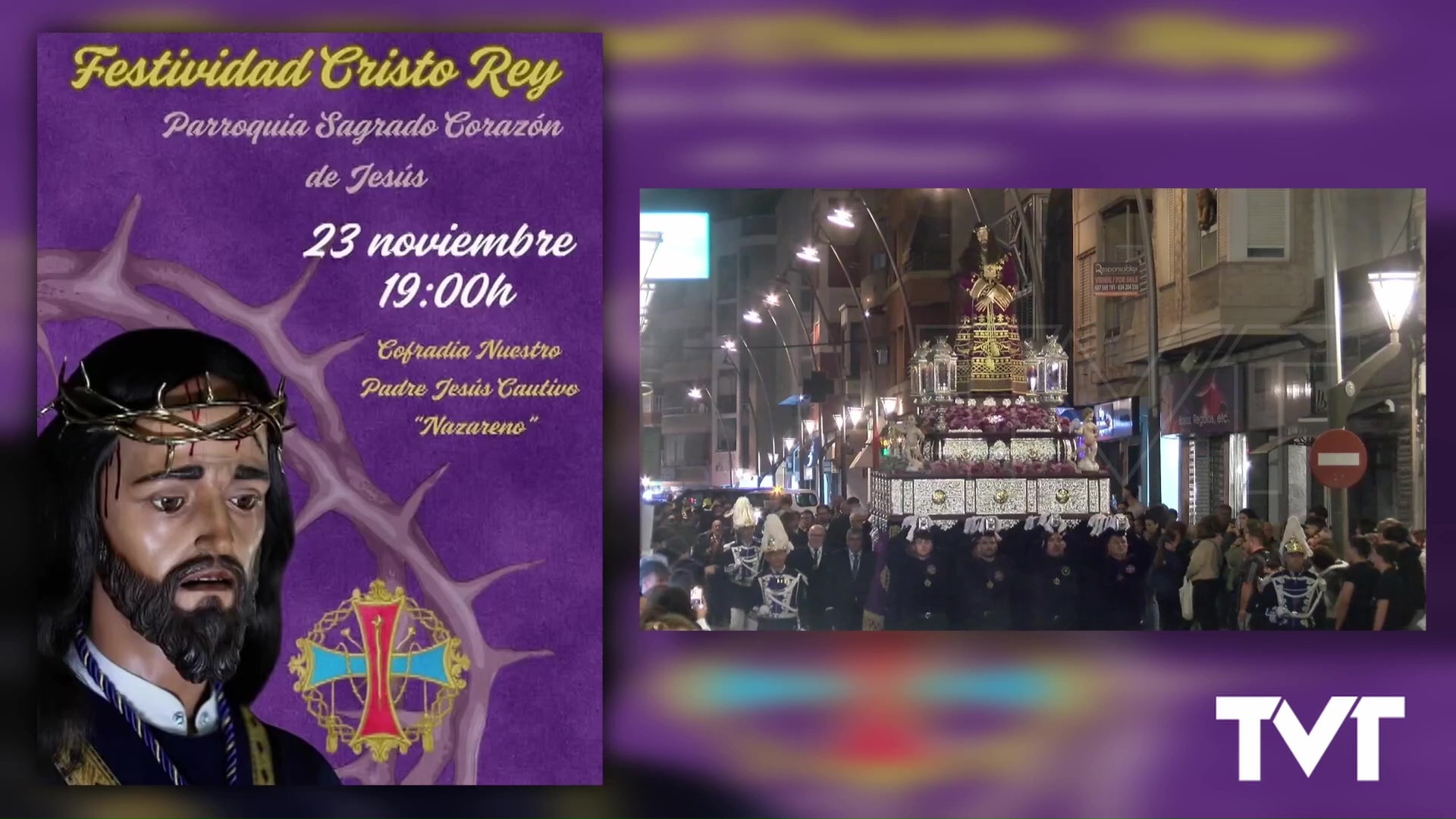 Imagen de La Cofradía Nuestro Padre Jesús Cautivo “Nazareno” celebra Cristo Rey el 23 de noviembre