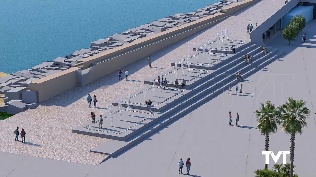 Imagen de La parte inferior del Dique de Levante ya no albergará un retén de policía local tras no obtener autorización de Dirección Gral. de Puertos