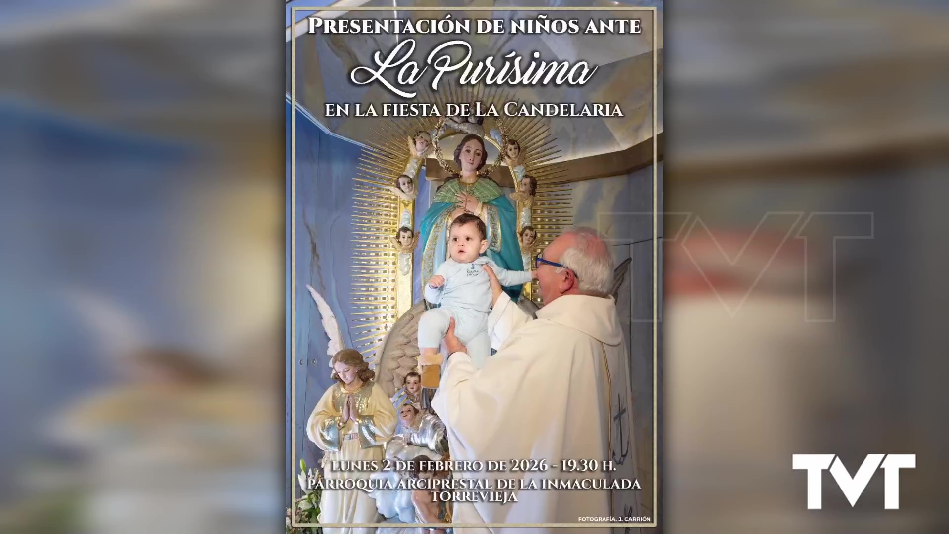 Imagen de El 2 de febrero se presentan los recién nacidos a La Purísima con motivo de La Candelaria