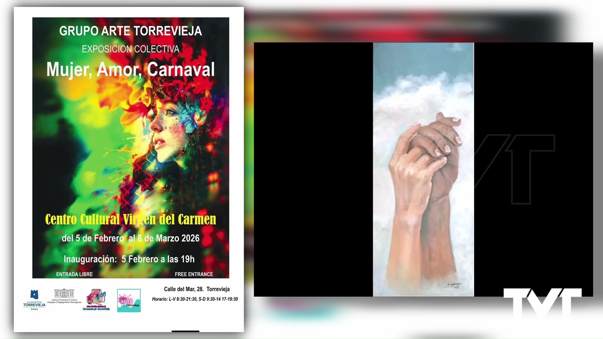Imagen de 40 artistas y 70 obras se dan cita en la nueva exposición «Mujer, amor, carnaval»