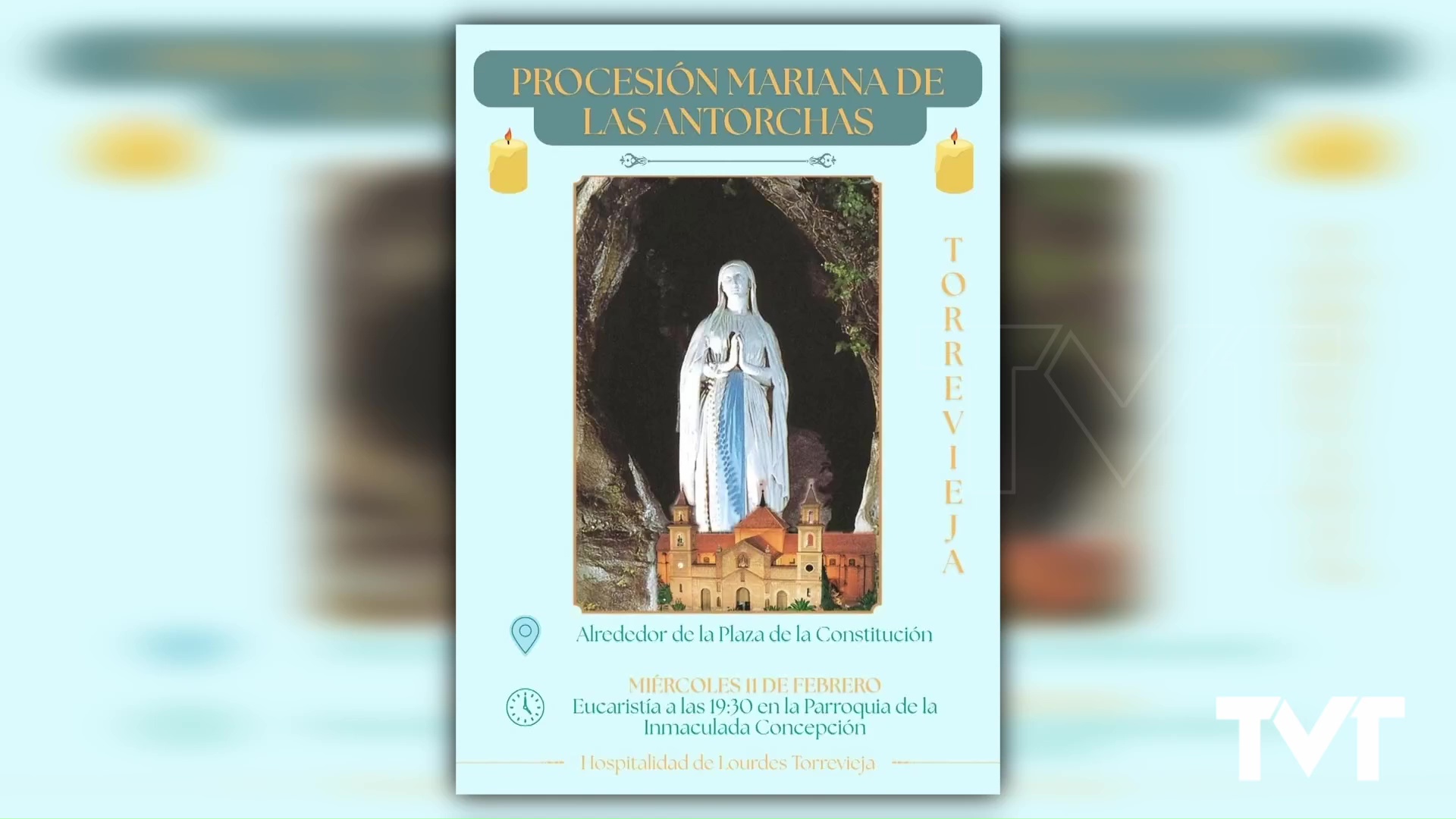 Imagen de El 11 de febrero se celebrará la procesión Mariana de las Antorchas