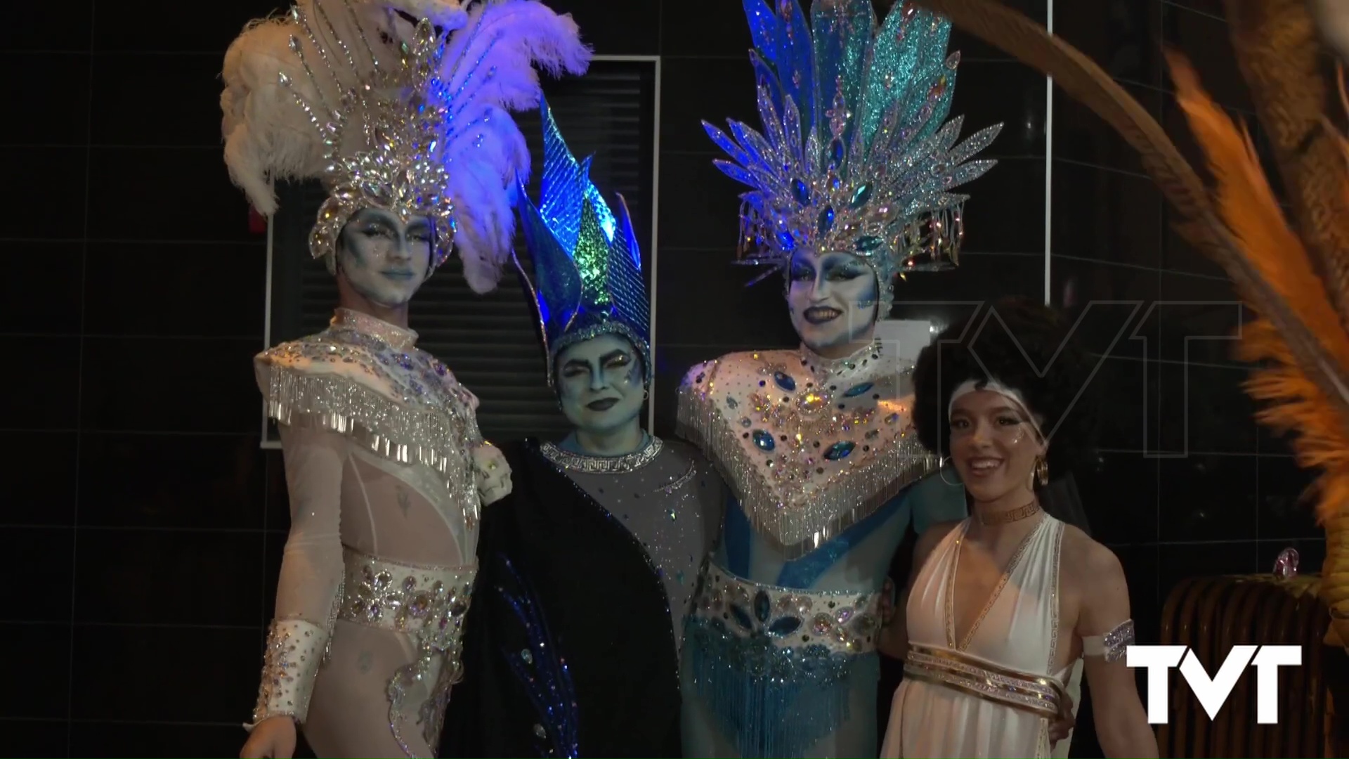 Imagen de La comparsa «Tacaná» , de la pedanía murciana Sangonera la Verde, primer premio del Concurso desfile de comparsas Foráneas de Torrevieja