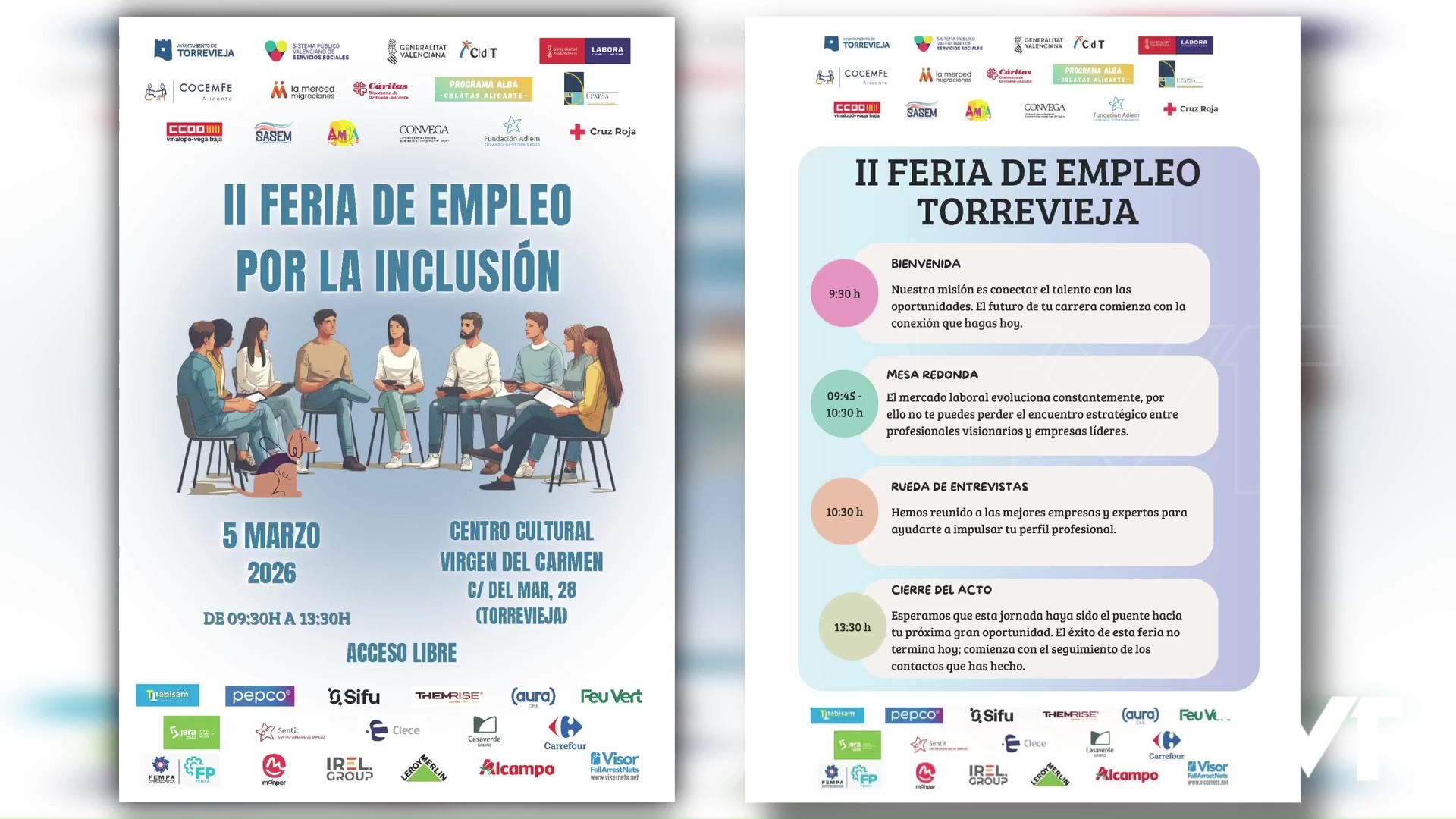 Imagen de Torrevieja impulsa la inclusión laboral con la II Feria de Empleo