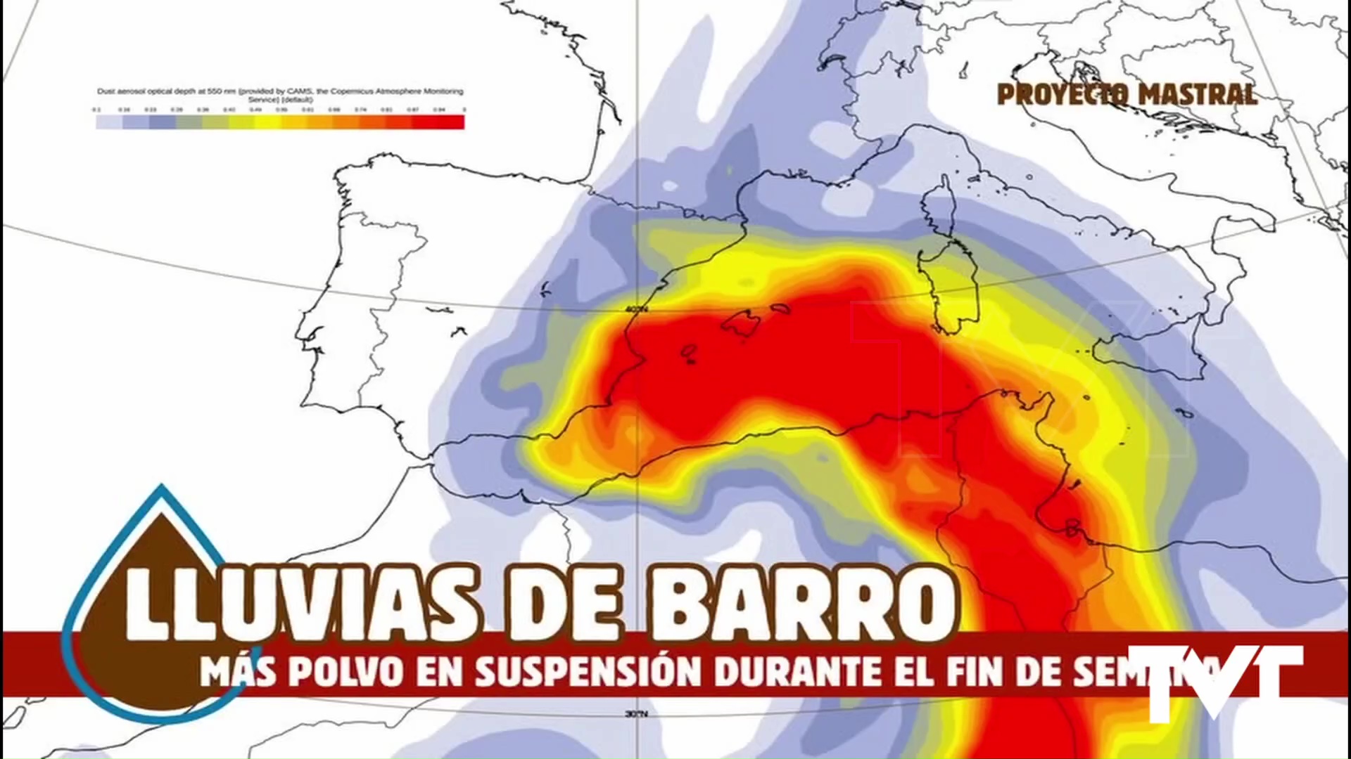Imagen de Lluvias de barro para el fin de semana