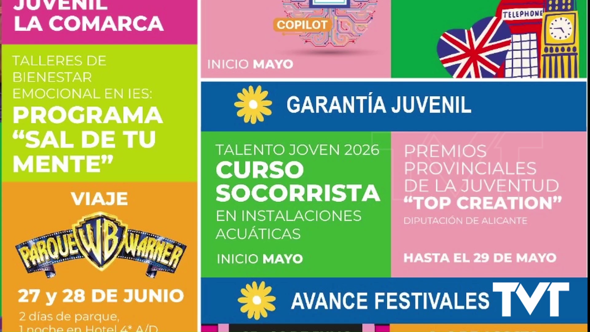 Imagen de Un viaje al Parque Warner de Madrid,rutas medioambientales y alternativas de formación, principales atractivos de la nueva agenda juvenil