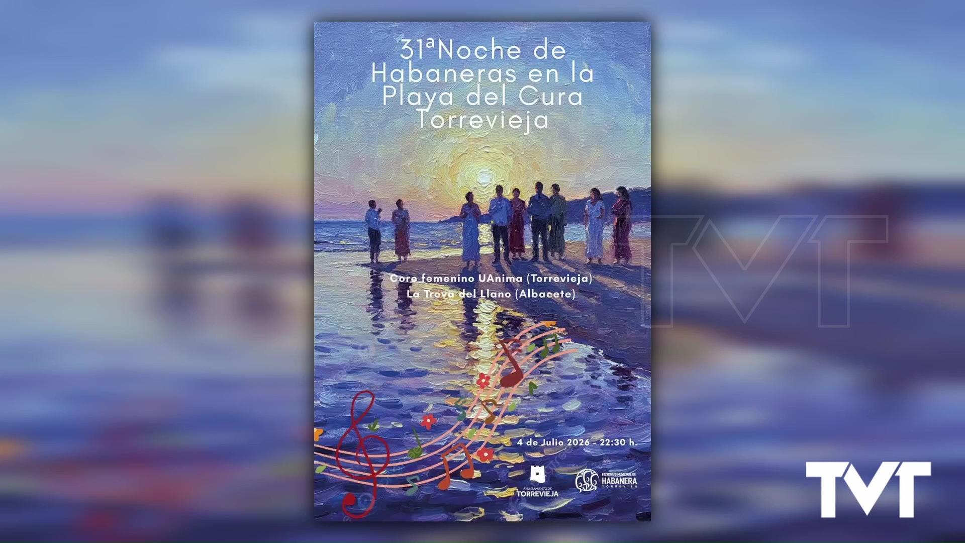 Imagen de La XXXI Noche de Habaneras en la Playa será celebrada el 4 de julio con el coro femenino ucraniano UAnima y con el grupo La Trova del Llano de Albacete