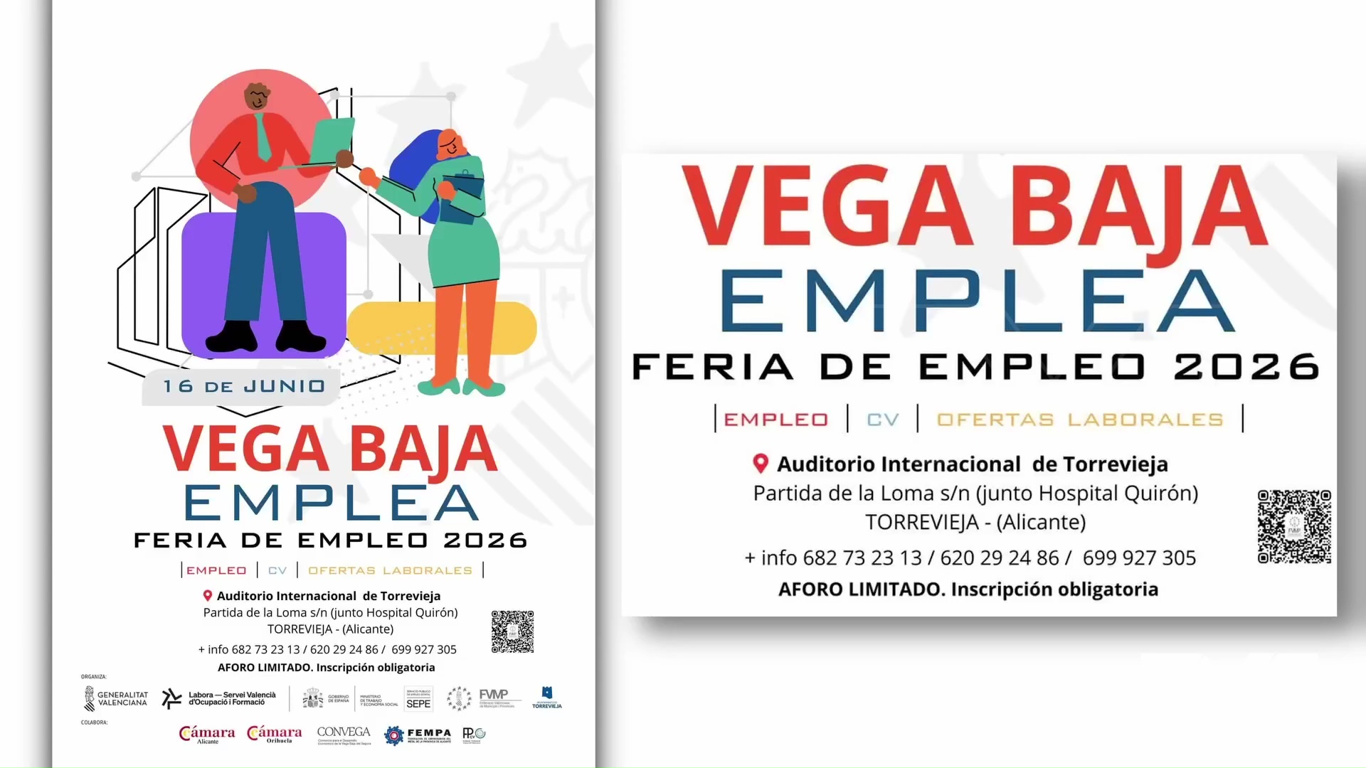 Imagen de Vega Baja Emplea 2026 llega a Torrevieja el 16 de junio