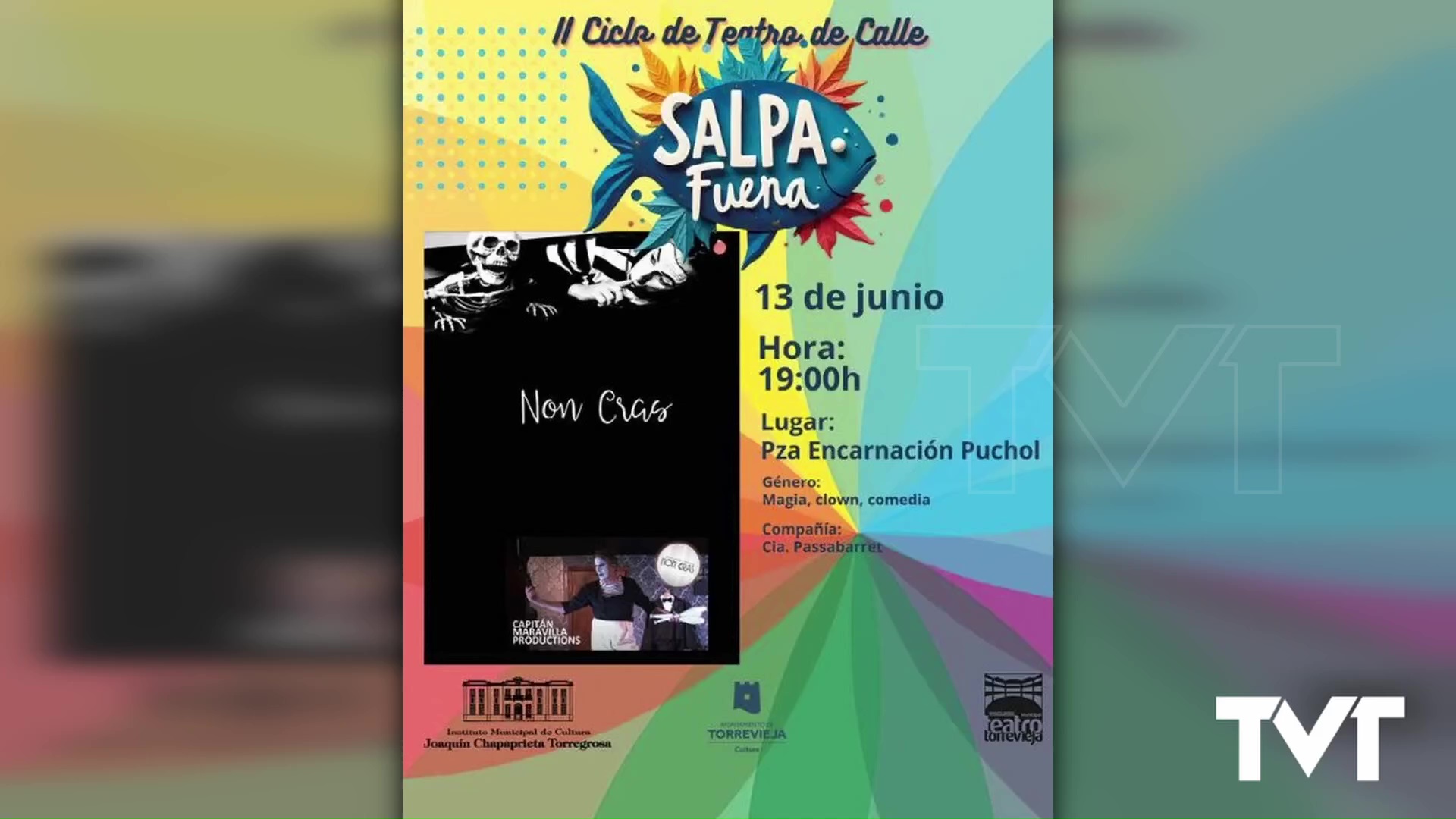 Imagen de El ciclo de teatro de calle Salpa Fuera llega este sábado con el espectáculo «Non Cras»