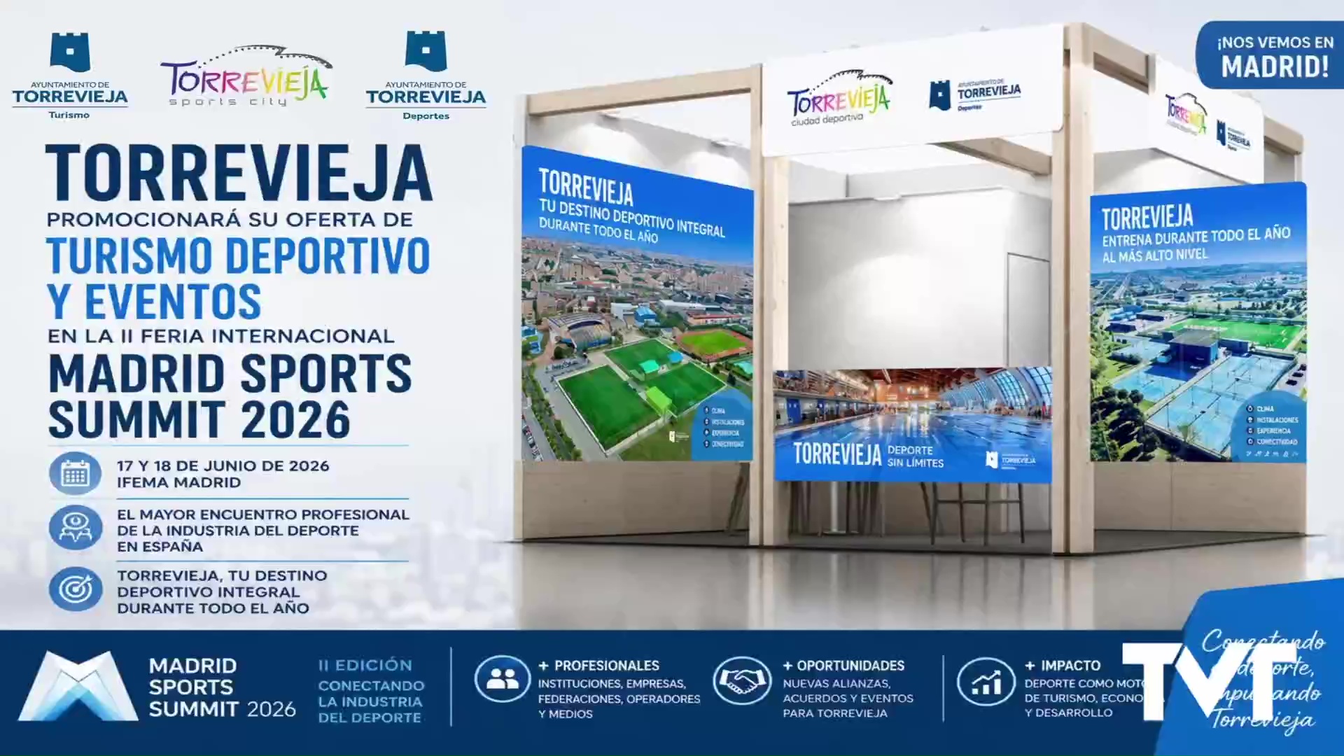 Imagen de Torrevieja promocionará su oferta de turismo deportivo en la II Feria Internacional Madrid Sports Summit 2026