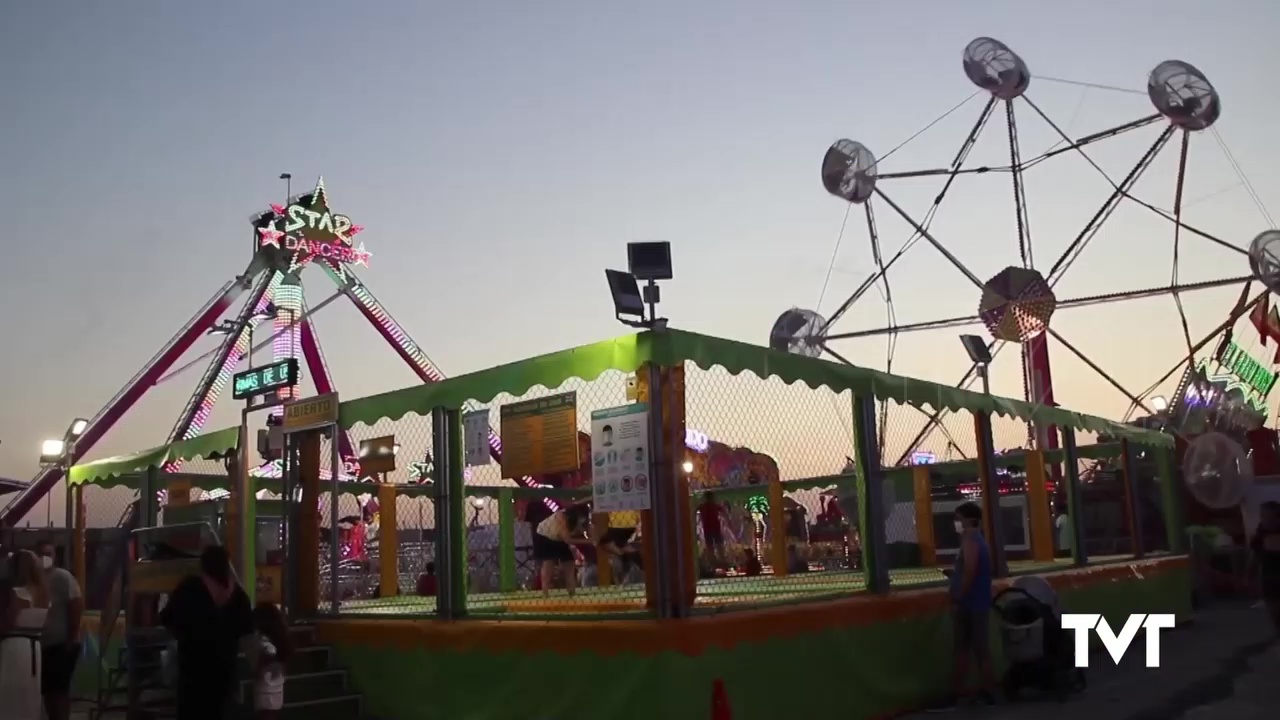 Imagen de 16 de julio: la feria de atracciones se pondrá en marcha en su ubicación original del puerto