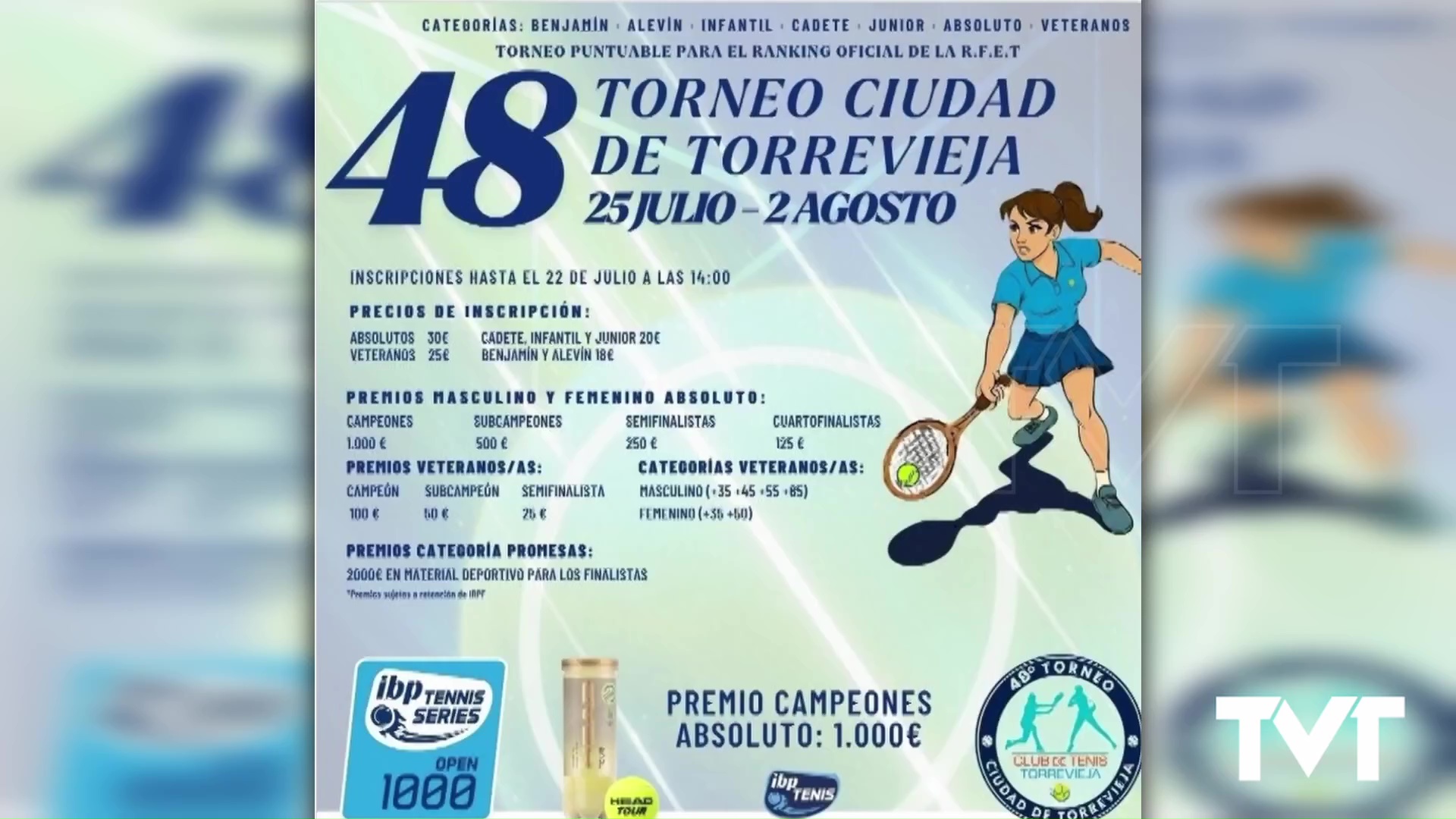 Imagen de La emoción del tenis vuelve a Torrevieja con su 48ª edición